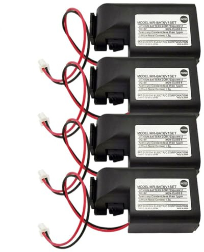 Litanki MR-BAT6V1SET 6V Replacement Battery Compatible with Server MR-J4, 2CR17335A WK17
