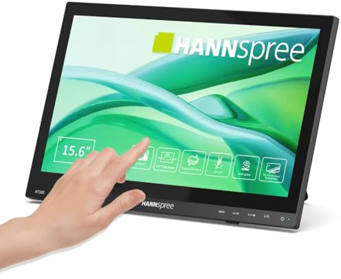 Hannspree Ht165hpb Monitor Pc 39,6 Cm [15.6] 1920 X 1080 Pixel Full Hd Lcd Touch Screen Nero (15.6in Touch Monitor Led Backlight)