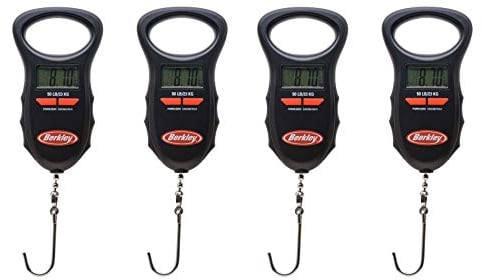 Berkley Digital Fish Scale - 50 LB Waage, Black/Red