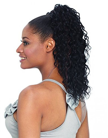 Equal Palm Girl Synthetic Drawstring Ponytail 1