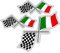 Sticker Racing/Italia Flag Set A3
