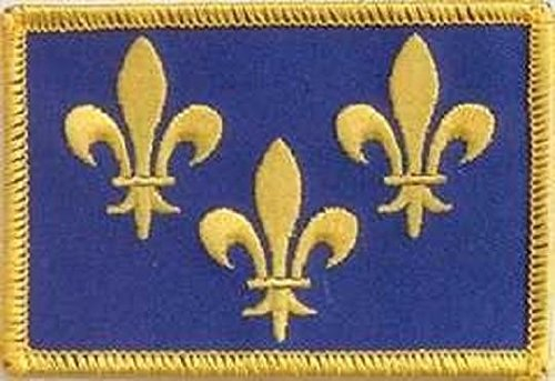 U24 Écusson thermocollant Fleur de Lys