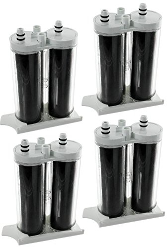 spares2go wf2cb Kühlschrank Wasserfilter Kartusche Für AEG 7380 kg 7388 kg Kühlschrank (4 Stück)