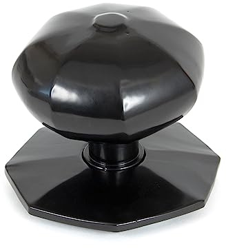 From the Anvil Black Octagonal Centre Door Knob