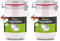 Mituso Pack de 2 Huile de Noix de Coco Biologique/Native dans un Bocal en Verre 1 L