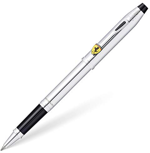 Cross Century II Ferrari Rollerball (Strichstärke M, Schreibfarbe: schwarz, inkl. Premium Geschenkbox) glanzchrom