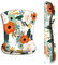 ITNRSIIET Upgraded Ergonomic Keyboard and Mouse Wrist Rest Pad Set, Cute Flower Wrist Pad with Non-Slip Base for Computer, Laptop, Gaming, Working, Easy Typing & Pain Relief