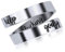 Gravierter Inspirationsring, Offener Verstellbarer Woffoly-Fingerring, Chirurgische 316L-Edelstahl-Statement-Ringe Geschenke für Teenager-Mädchen