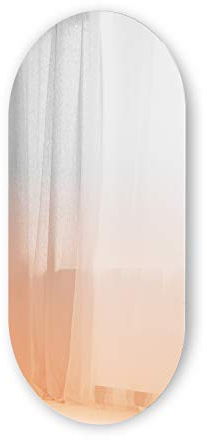 UMBRA Misto Spiegel, ovaler Wandspiegel mit Farbverlauf 92 x 46 cm