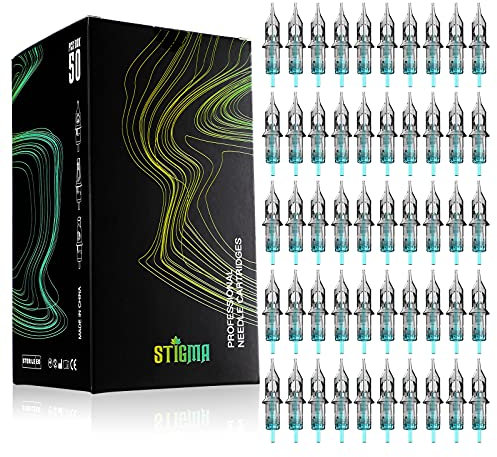 50 Pcs Tattoo Cartridges Nadeln Einweg Mixed # 10 Bugpin Round Liner Round Shader 3RL 5RL 3RS 5RS 9RS EN02B-50KIT-Y