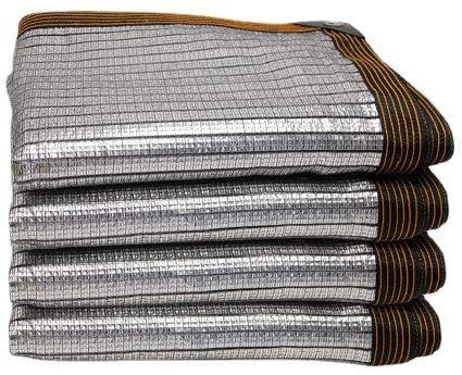 JXSMYT Tenda da sole per giardino, tenda da sole, ombreggiante, con occhielli e rete parasole, 6 x 6 m