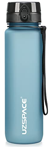 UZSPACE Trinkflasche 500ml/800ml/1l/1.5l, Sport Trinkflasche Kinder Auslaufsicher, Tritan & BPA-frei Wasserflasche für fahrrad, fitness,Outdoor