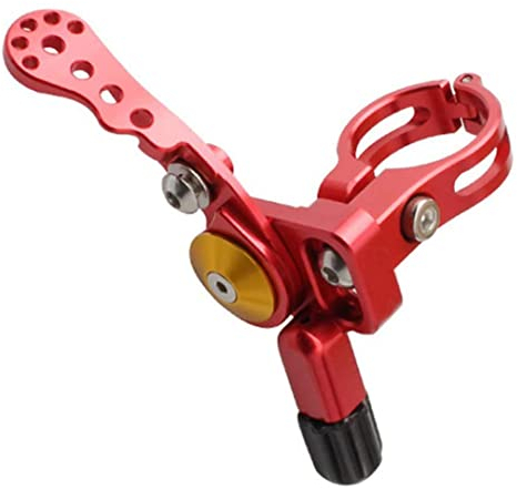 HoveeLuty Bike Sattelstütze Dropper Remote Hebel - Aluminiumlegierungsmaterial - Rot - Mountainbike - 22.2mm - Fahrrad-Sattelstütze-Dropper-Fernbedienungshebel