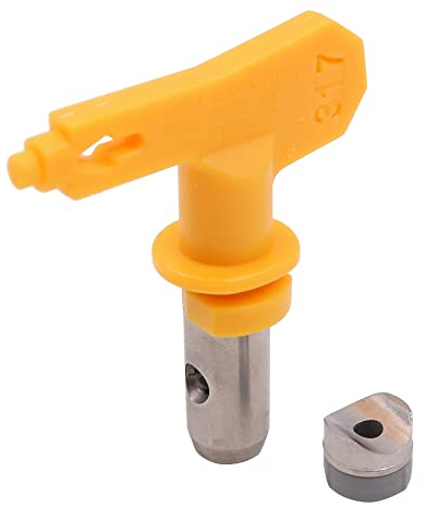 Tiardey Yellow Universal Reversible Tungsten Steel Colour Application Paint Sprayers Airless Paint Spray Tip Nozzle Accessoies - 317#