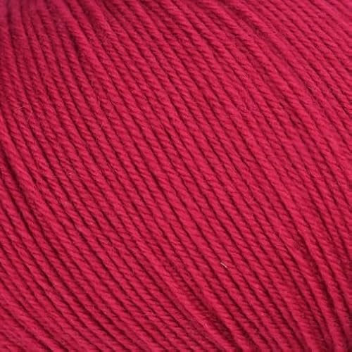 ONline Garne - Garn - Wolle - Strickgarn - Himbeer - 75% Schurwolle (Merino), 25% Polyamid - 50g = 210m - Nadelstärke 2,5 - 3,0 - Handwäsche