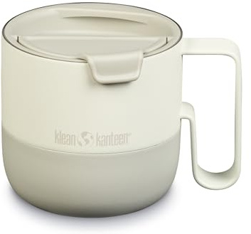 Klean Kanteen 1010192 RiseMug with Flip Lid 414 ml Stainless Steel Dishwasher Safe