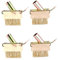 Cabilock Patio Weed Brush Head Replacement, 4 Pcs Heavy-Duty Weed Remover Tool with Angled Wire Bristles, to Scrape Grass and Moss, for Cleaning Patios, Block Paving, Driveways, Path, and Deck