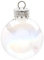 Boules de Noël transparentes à suspendre en verre - 6cm - Décoration de Noël H8A5