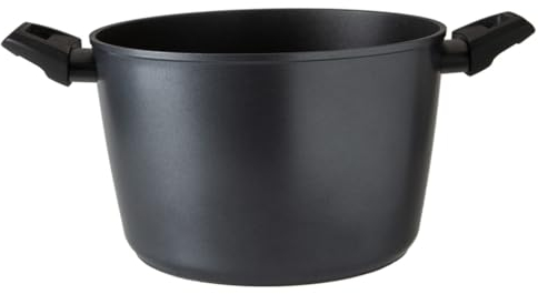 Pentola Alta Induzione, Pentola Cuocipasta, Interno Antiaderente, Spessore 4mm, Diametro 20cm e 24cm, Senza Coperchio (20cm)