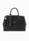 Armani Exchange Jane, Sustainable, Padlock Logo Charm, Tote L Donna, Nero, One_Size