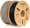 ELEGOO PLA+ Filament 1.75mm Schwarz Grau 2KG, PLA Plus 3D Drucker Filament, Härter und Stärker Filament-3D-Druckmaterialien, Maßgenauigkeit +/-0,02mm, Kompatibel mit FDM-Drucker(2KG/Spool, 4.4lbs)