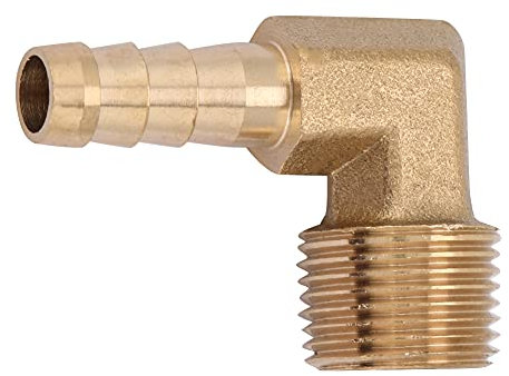 G3/8 Filettatura Maschio Tubo a Gomito in Ottone Giunto a Innesto Connettore Adattatore Comune Raccordo Tubo 'acqua di Attacco Rapido (3 minuti8)