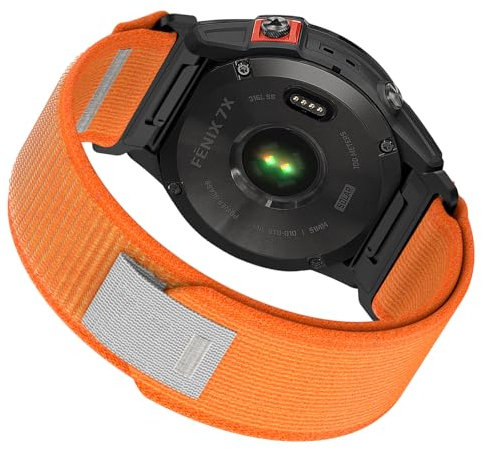 Armband für Fenix 8 51mm/Fenix 7X Pro, 26mm Nylon QuickFit Sport Armband für Fenix 7X/Fenix 6X/Fenix 6X Pro/Fenix 5X/Fenix 5X Plus/Fenix 7X Solar/Fenix 3/Fenix 3 HR/3 Sapphire/7X Sapphire Solar