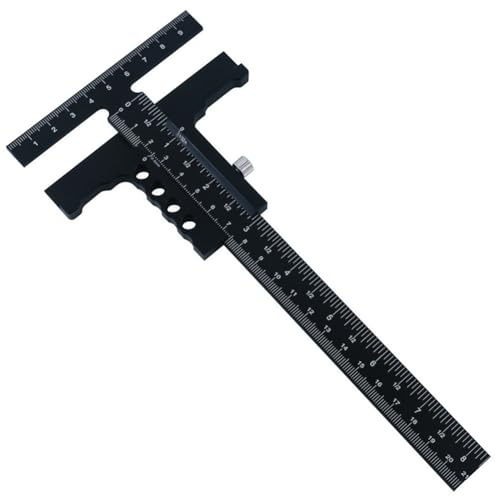 Pinafresa Anreißlehre für die Holzbearbeitung, Anreißlehre Aus Aluminiumlegierung, Anreißschiene, Anreiß-, Mess-, Markierungs-, Rahmenlineal-Werkzeug B