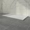 Aquariss SMC Slate Effect Shower Enclosure Tray 1400x800mm Rectangular Wetroom Shower Base White
