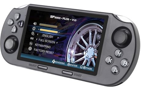 Consola Portátil de Juegos Portátiles con Pantalla IPS de 4.5 , 14 Emuladores, Doble Rocker y 2 Jugadores, Construido en 64 GB y 1 TB Expandible, para Juegos MD PCE NGPC,
