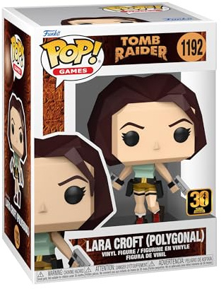 Funko Tomb Raider Lara Croft (Polygonal) Vinyl Figur 1192 None Pop! Standard