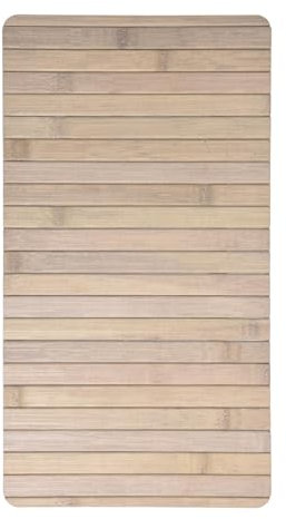 HAC24 Bambus Sofatablett Armlehne Flexibel rutschfest 44 x 24 cm Couch Sessel Ablage Tablett Sofaablage Armlehnentablett (Braun)