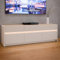 Forte Oak SQUERE TV-Schrank 160, Elegantes Lowboard mit 3 Schubladen und 3 Kippfächern, Holzwerkstoff, Mauvella Eiche Holzdekor, 160 cm breit x 50,7 cm hoch x 41,5 cm tief