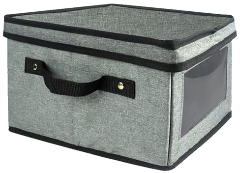 AZIDWERYQ Dish Storage Containers, 12x12x8 Foldable Oxford Cloth Plate Storage, Dinnerware Organizer for Motorhome, Caravan, Mobile Home, Camping, Kitchen Plate