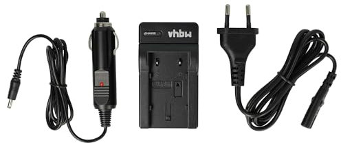 vhbw Ladegerät kompatibel mit JVC GZ-HD300REU, GZ-HD30ex, GZ-HD320, GZ-HD320BEU, GZ-HD40, GZ-HD40ex Kamera Camcorder Action Cam-Akku - Ladeschale
