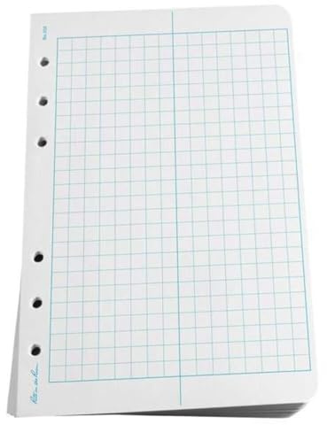 Rite in the Rain Weatherproof Loose Leaf Paper, 4.625 x 7, 32# White, Field Pattern, 100 Sheet Pack (No. 352)