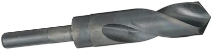 Drill America - DWDRSD1-1/8 1-1/8 Reduced Shank High Speed Steel Drill Bit with 1/2 Shank, DWDRSD Series