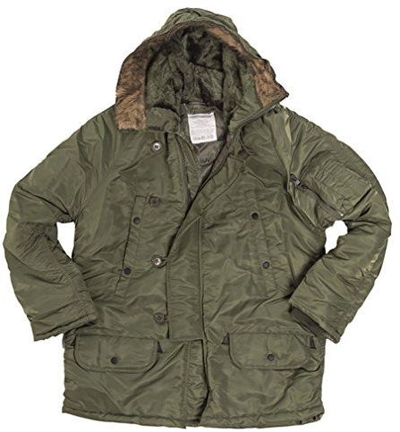 Mil-Tec Unisex Us N3b Jacke, Oliv, L EU