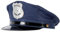 Alsino Polizeihut Polizeimütze Cap Karneval Cop Polizist Hut Fasching blau 176