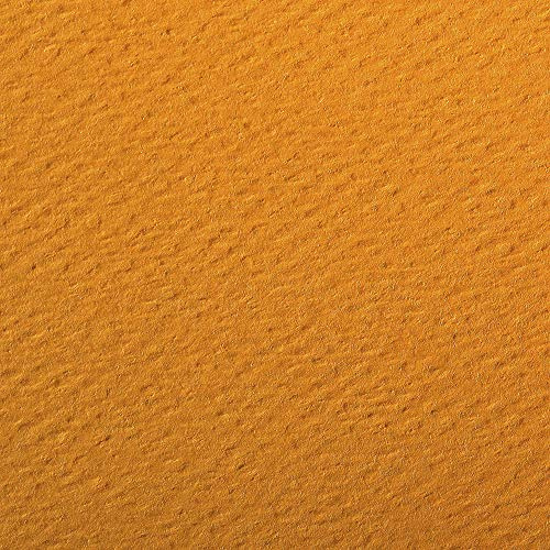Clairefontaine 93872C Packung (mit 25 Bögen Zeichenpapier Etival Color, DIN A4, 21 x 29,7 cm, 160g, gekörnt, ideal für Trockentechnik und Einrahmen) sonnengelb