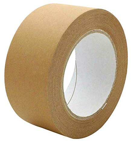 1-PACK Papierklebeband PR-210 Papierband mit Naturkautschukkleber 50mm braun/Papierpackband für umweltgerechtes Verpacken