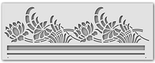Wandschablone Jugendstil-Natur (40 x 15 cm)