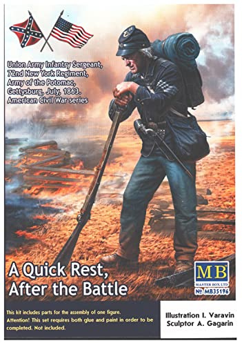 Masterbox 1: 35 - A Quick Rest Union Army Sergeant, ACW