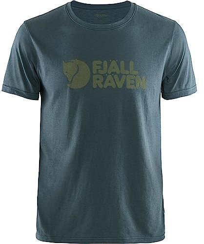 Fjällräven Herren Logo T-Shirt M Unterhemd, Marineblau, XS