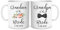Set of 2 Mugs Personalised Custom Gifts Grandma Grandpa of The Bride Wedding Favours Mug Coffee Mugs Tea Cup WSDMUG2113