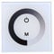 Akozon DC 12V-24V Single Color Touch Panel Dimmer Switch Controller LED Light Strip Dimmer Knob Adjust Brightness ON/OFF Switch White