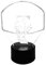 Uonlytech 3D Basketball Nachtlicht 3D Illusion Lampe Rgb Farbwechsel Lampe Touch Sensor Nachtlicht für Kinderzimmer Kinder Bett Zimmer Tischdekoration ohne Batterien