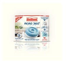 Unibond 3 x Pack of 2 (4 in total) Humidity Moisture Large Aero 360 Absorber Refills