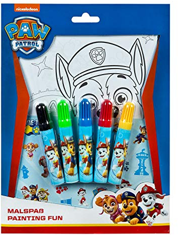 Undercover Malset | 16-teilig | Paw Patrol | Kreativ-Set | Mal-Spaß | Stifte