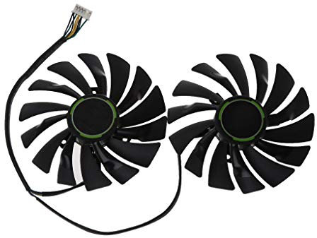 BIlinli 2 pièces 95 MM PLD10010S12HH 6Pin Graphique Carte vidéo Refroidisseur VGA Ventilateur pour MSI GTX970 GeForce GTX 970 Jeu Double Ventilateurs Double Ventilateur de Refroidissement